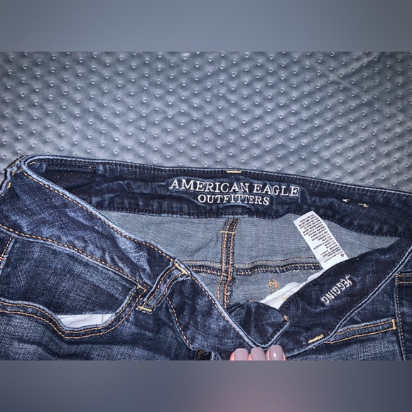 American Eagle jegging size 4 blue Jean - Picture 4 of 4
